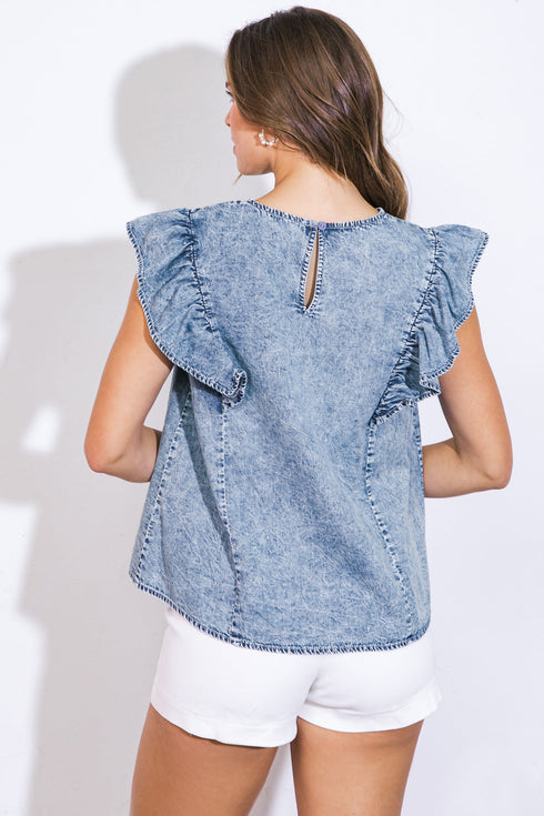 a-magic-moment-woven-top Flying Tomato-Sophia's Style-2